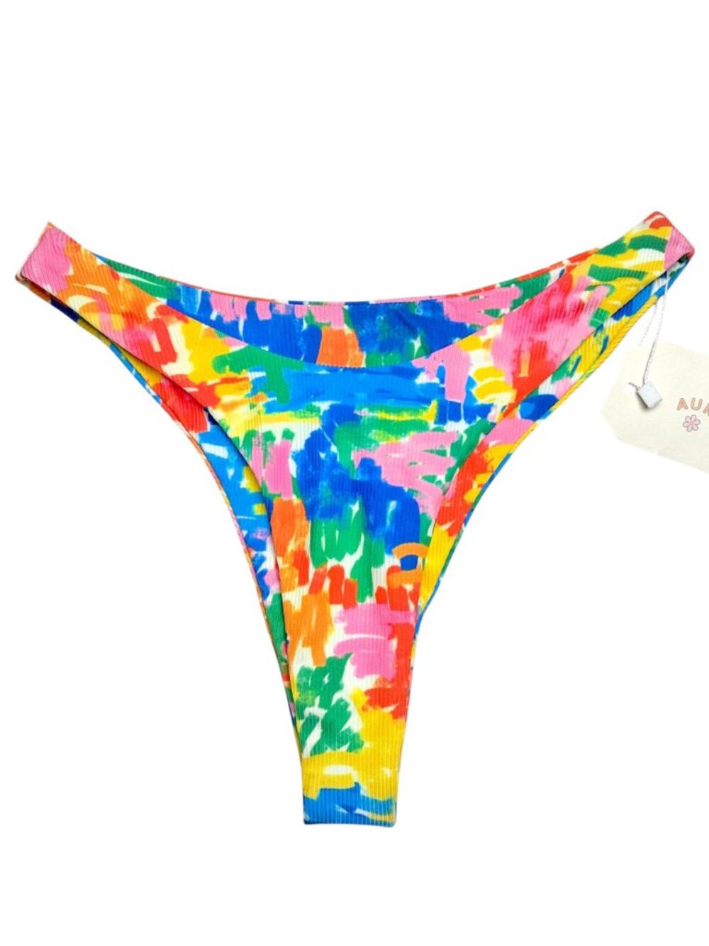 AURELLE HENRI VIBRANT BIKINI BOTTOM SURFER GIRL BEACH VIBES RESORT NWT S